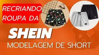 DIY MODELAGEM DE SHORT infantil recriando roupas INFANTIS  DA SHEIN