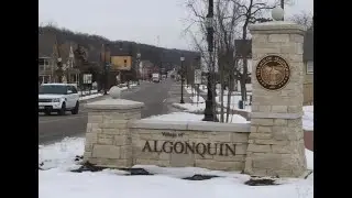Algonquin, Illinois tour - river, houses, churches & more