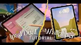 Set Dual Wallpapers on iPad (Portrait & Landscape) | Easy Canva + Pinterest Tutorial