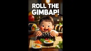 Roll It! K-Gimbap Song 🥢 | Fun Cooking Song for Kids & Family
