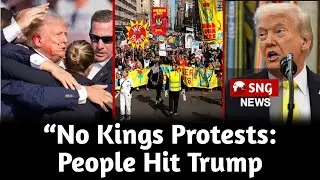 No Kings protest Turns violent!  || Millions Rise Against Trump || SNG Viral News 