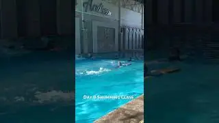 DAYC8 SWIMMING CLASS USING KICKBOARD AND FINS #kickboard #swimmingclass #swimmingfins