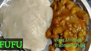 West Africans traditional food| FUFU| Maravalli kizhangu recipe| how to make fufu| Tropicana recipe