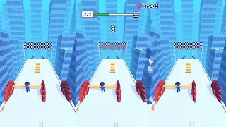 Roof Rails Gameplay -  NEW Level - BEST Game HD #Shorts