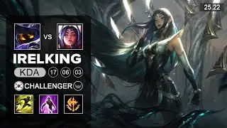 Irelking Irelia vs Veigar Mid - KR Challenger - Patch 25.22 Season 15
