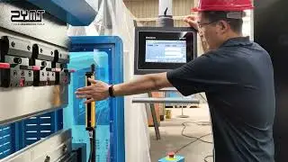 ZYMT CNC press brake 175T/3200 4+1 DA53T with Photoelectric protection Testing(2023 popular sale)