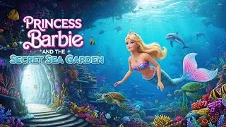 Princess Barbie and the Secret Sea Garden - Bedtime Stories  - Barbie Stories For Kids #barbiestory