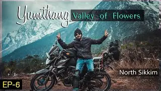 Yumthang Valley By Bike from Lachung | North Sikkim Gurudongmar Bike Trip ( fzs fi v2 ) - Episode 6