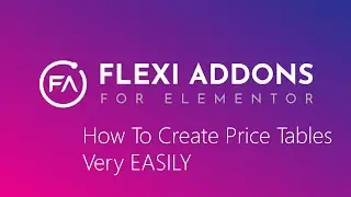 How to Create Pricing Table Very Easily on Elementor with Flexi Addons