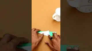 A GRASSHOPPER🦗 #youtubeshorts #papercrafter #ytshorts #mycraft