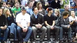 Aaron Rodgers and Ryan Braun at the Bucks Game before the Super Bowl!!! - Jan. 29th 2011