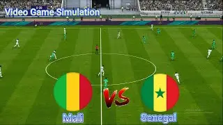 🔴Live : Mali vs Senegal | CAF Africa Cup Of Nations 2025 |  Video Game Simulation