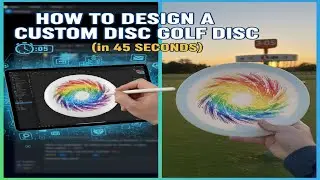 How to Design a Custom Disc Golf Disc (in 45 Seconds!)