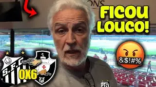 REA&Ccedil;&Otilde;ES do SORMANI no APITO FINAL DE SANTOS 0X6 VASCO - BRASILEIR&Atilde;O 2025 - REACT