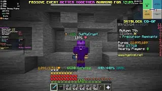 Hypixel Skyblock. I GOT GLOSSY MINERAL ARMOR AND ITS BROKEN!!!