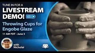 Live Demo &mdash; Throwing Cups for Engobes