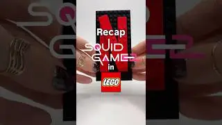 LEGO recap of Squid Game season 2! ❌⭕️🐷💰 #legomoc #squidgame #squidgame3