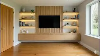Corbett Carpentry   Media Wall 1
