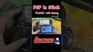 PSP refurnished in stock with limited quantity, Grab your guys. #portableconsoles #gamingconsole #pc