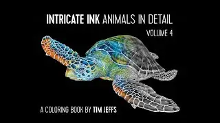 FLIP THROUGH  Intricate Ink Animal in Detail Volume 4