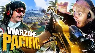 TIMTHETATMAN AND DR DISRESPECT'S FIRST EVER GAME ON CALDERA... WARZONE PACIFIC!! (EARLY ACCESS)