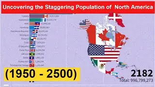 Uncovering the Staggering Population of  North America (1950 - 2500)