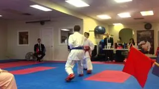Kyle Beaudoin vs Curtis Walz - Kelowna Kumite Cup Feb 2014