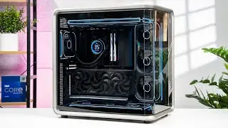 Jonsbo BO400CG - Phi&ecirc;n bản k&iacute;nh cong cao cấp l&ecirc;n d&agrave;n gaming 7800X3D - 5070 Ti