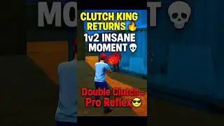 Double Clutch Insane 😱🔥 | Free Fire OP Moments | 4S SHADOW Reflex King Returns