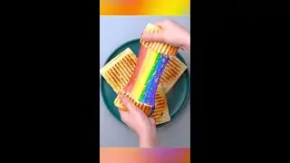 Rainbow sandwich 🥰 #shorts #delicious #colorful #wow #tiktok #trending #viral