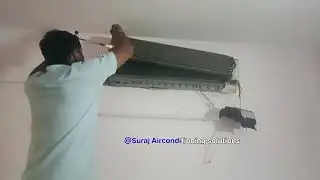 split AC Gas charging #ac #acrepair #surajac #splitac
