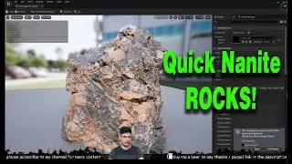 How to make Nanite Meshes for Unreal Engine 5 in Substance Painter and Blender!