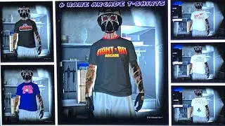 HOW TO UNLOCK THESE 6 RARE EXCLUSIVE ARCADE T-SHIRTS IN GTA5 Online | PS4/5, Xbox1,X/S & PC
