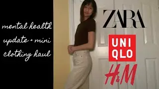 mental health update + mini clothing haul! 🖤🤎🤍