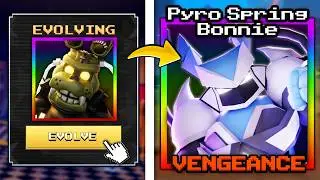 I Evolved SHINY PYRO SPRING BONNIE in Five Nights TD 2..