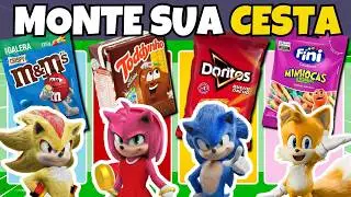 💎⚡SONIC 3 | MONTE SUA CESTA escolha os melhores doces e salgadinhos | #coalaquiz #sonic #quiz