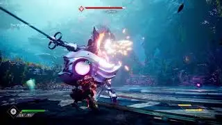 Godfall Defeat Boss Lunara with Reher's Shame Epic Polearm
