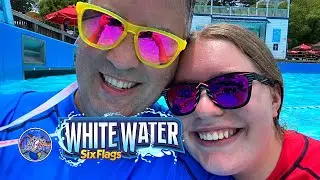 Six Flags White Water-The Southeast's Largest Water Park! What's New in 2022 4K