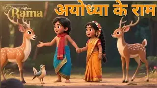 अयोध्या के प्यारे राम 🙏 | Lord Ram Kids Bhajan 🎵 | Ram Ram Song for Children | Animated Rhyme