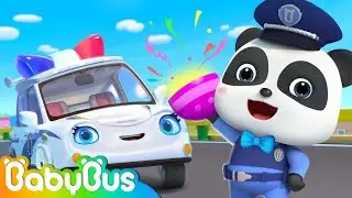 Police Car and Policeman | Cars for Kids | Nursery Rhymes | Kids Cartoon | BabyBus