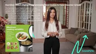 Hamilton Beach Digital Programmable Rice Cooker & Food Steamer (37518)