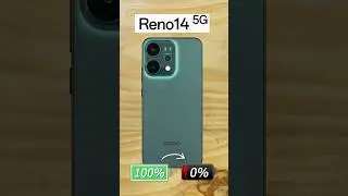 OPPO Reno 14 Realistic Battery Drain Test Using 5G!