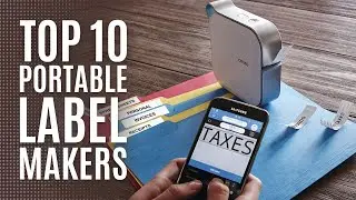 Top 10: Best Portable Label Maker Machines of 2022 / Bluetooth Thermal Label Printer for Shipping