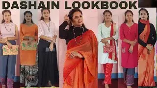 Dashain Look-Book l Dresses For Dashain l Navratri Look l Ethnicware For Dashain l Dashain Look