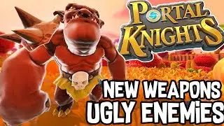 CRAFTING NEW WEAPONS + UGLY ENEMIES!! - PORTAL KNIGHTS! #2 |Gameplay|