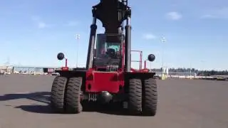 Forklift Services of Oregon Taylor TS9972 Reach Stacker Drive Around