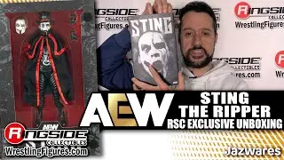 Ringside Collectibles Unboxing: Sting the Ripper Jazwares AEW Exclusive Wrestling Figure All In 2023