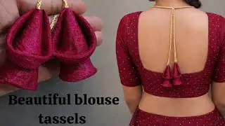 Easy and simple beautiful blouse tassels making at home #thestichingworld #viral 