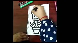 How to draw EASY GROOT Pixel Art with Sketch Pens [ Guardians Of The Galaxy ] *Read Description*