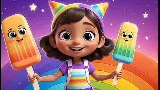 Learn Colors with Popsicles on Rainbow Airplane | Fun Kids Color Song | Magical Learning Adventure